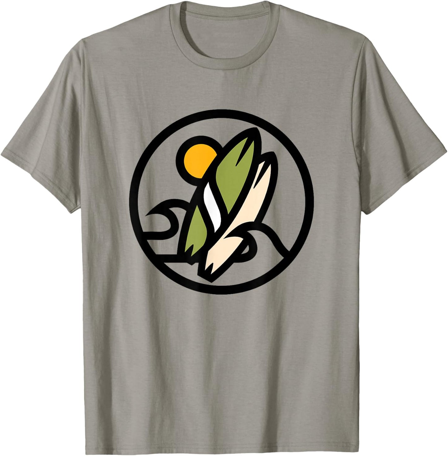 Surfboard Wave T-Shirt - T-Shirt | Sand