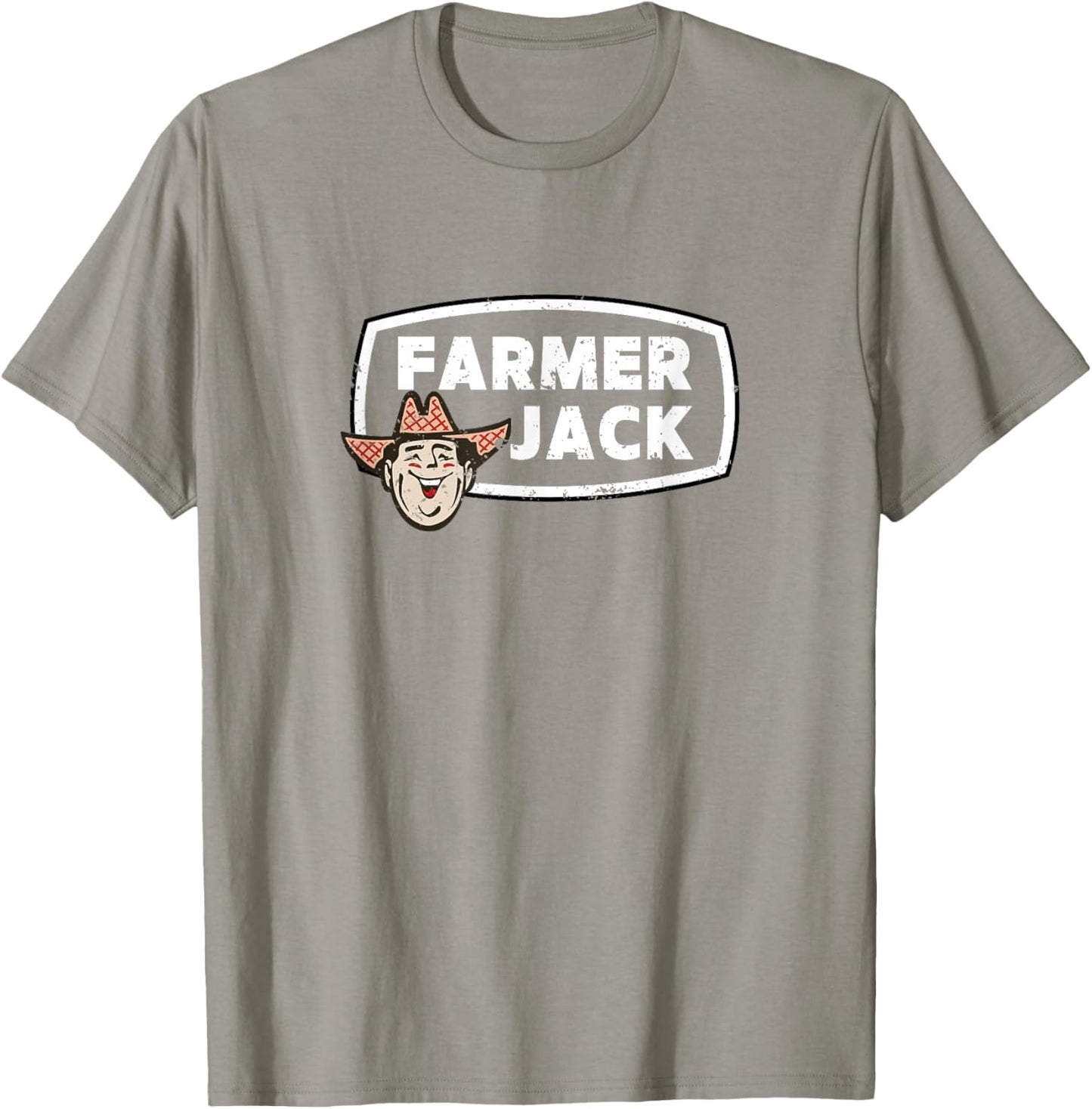 Farmer Jack Retro 80s Funny Men's & Women's Vintage Graphic T-Shirt - T-Shirt | Sand