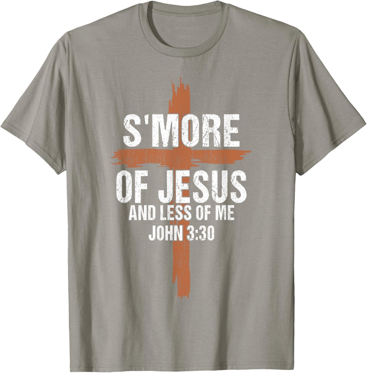 Women S'more Of Jesus And Less Of Me Funny Camping Christian T-Shirt - T-Shirt | Sand