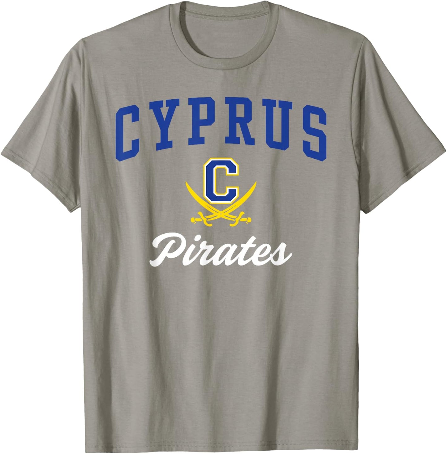 Cyprus High School Pirates T-Shirt - T-Shirt | Sand