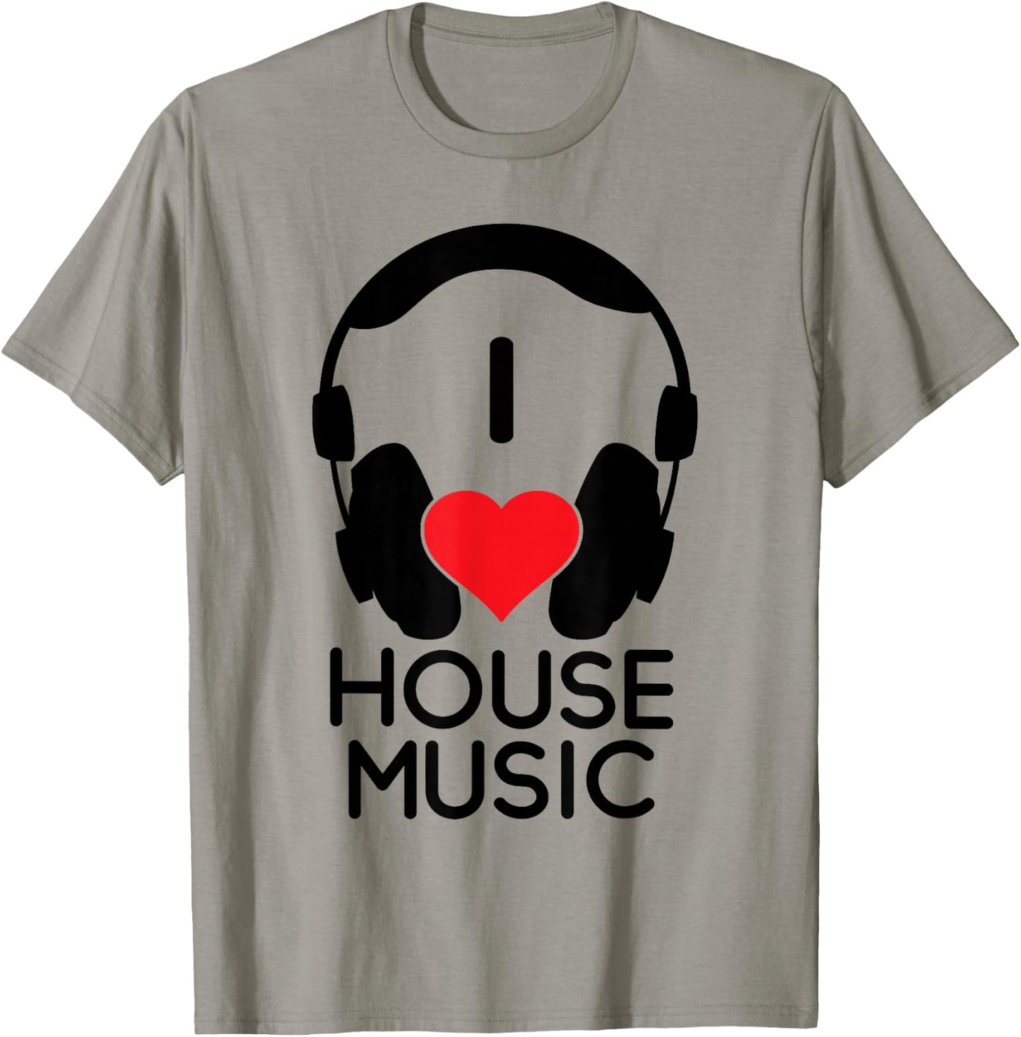 I Love House Music - EDM Lover DJ T-Shirt - T-Shirt | Sand