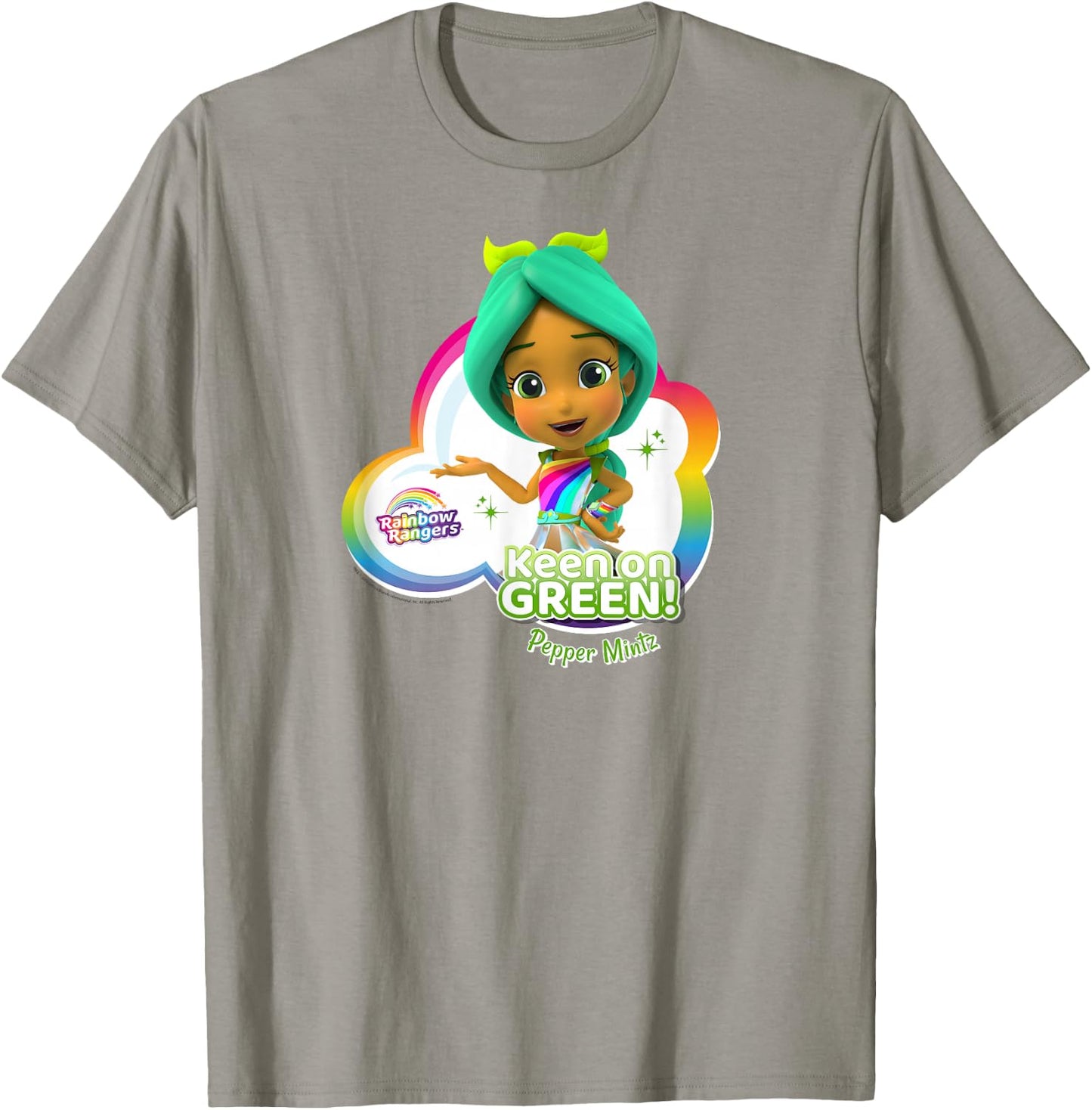 Rainbow Rangers Pepper Mintz "Keen on Green!" T-Shirt - T-Shirt | Sand