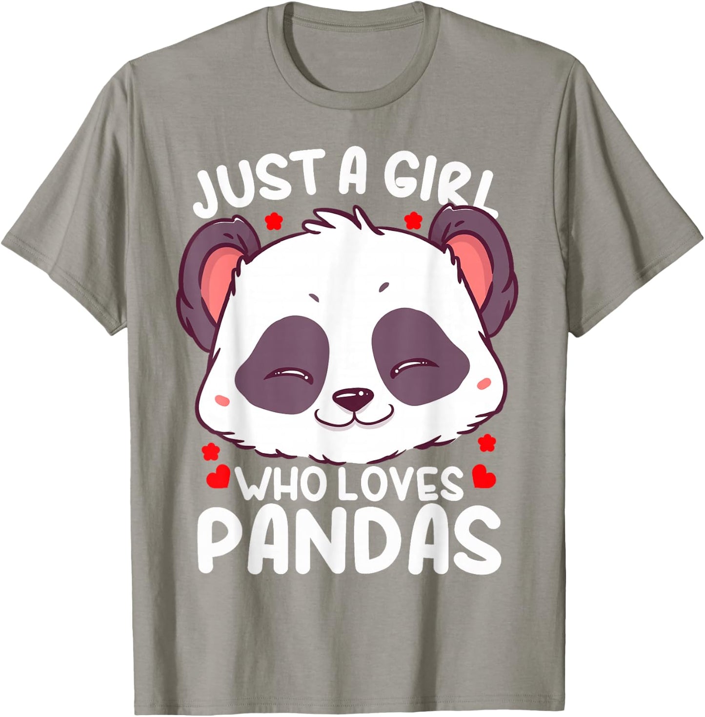 Panda Just a Girl Who Loves Pandas T-Shirt - T-Shirt | Sand