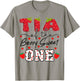 Tia Of The Berry Sweet One Strawberry Aunt T-Shirt - T-Shirt | Sand