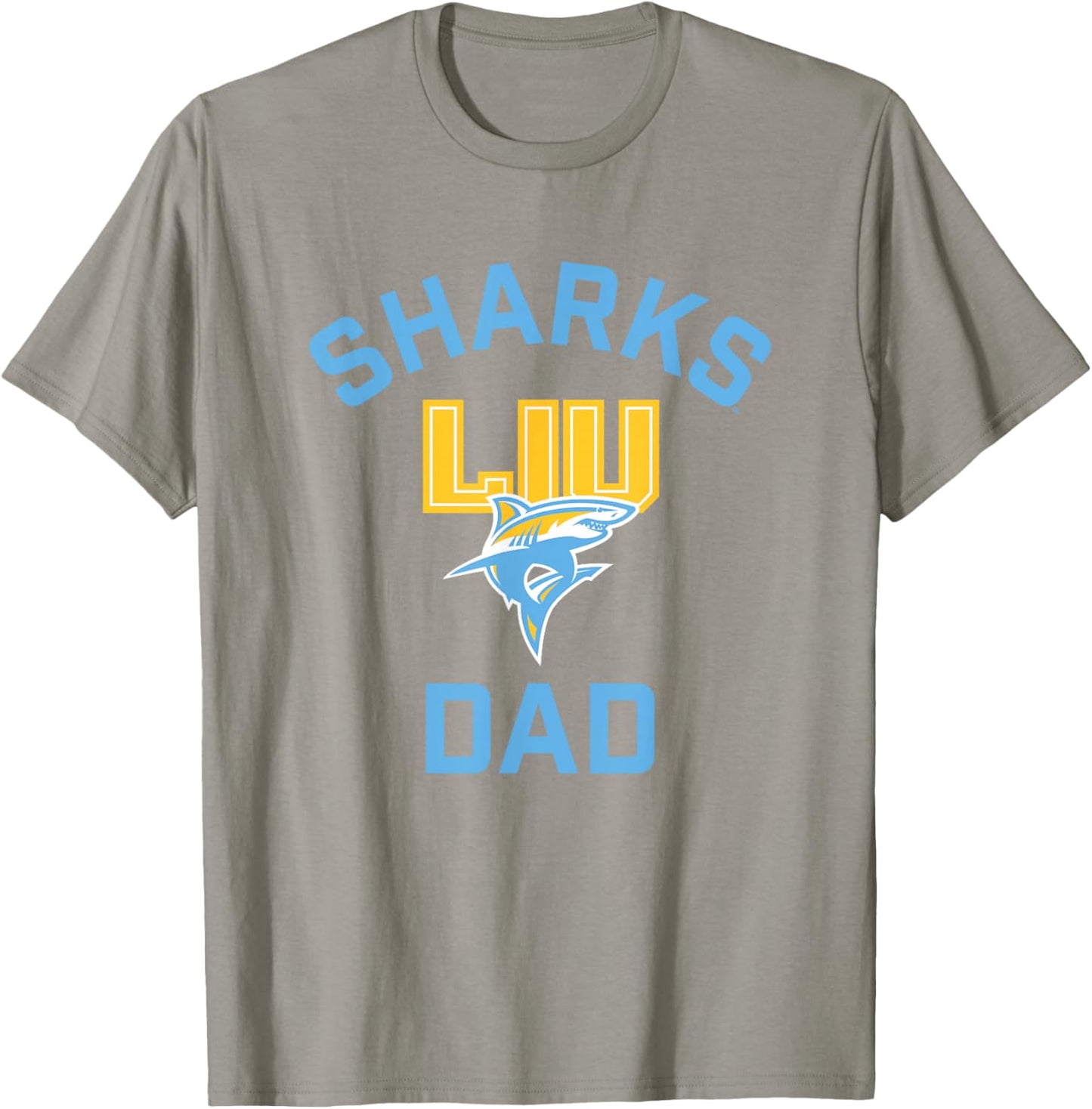 Long Island University LIU Blackbirds Arched Dad T-Shirt - T-Shirt | Sand