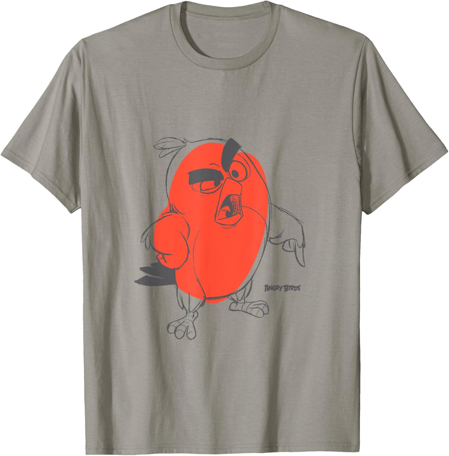 Angry Birds Red Character Sketch Official Merchandise T-Shirt - T-Shirt | Sand