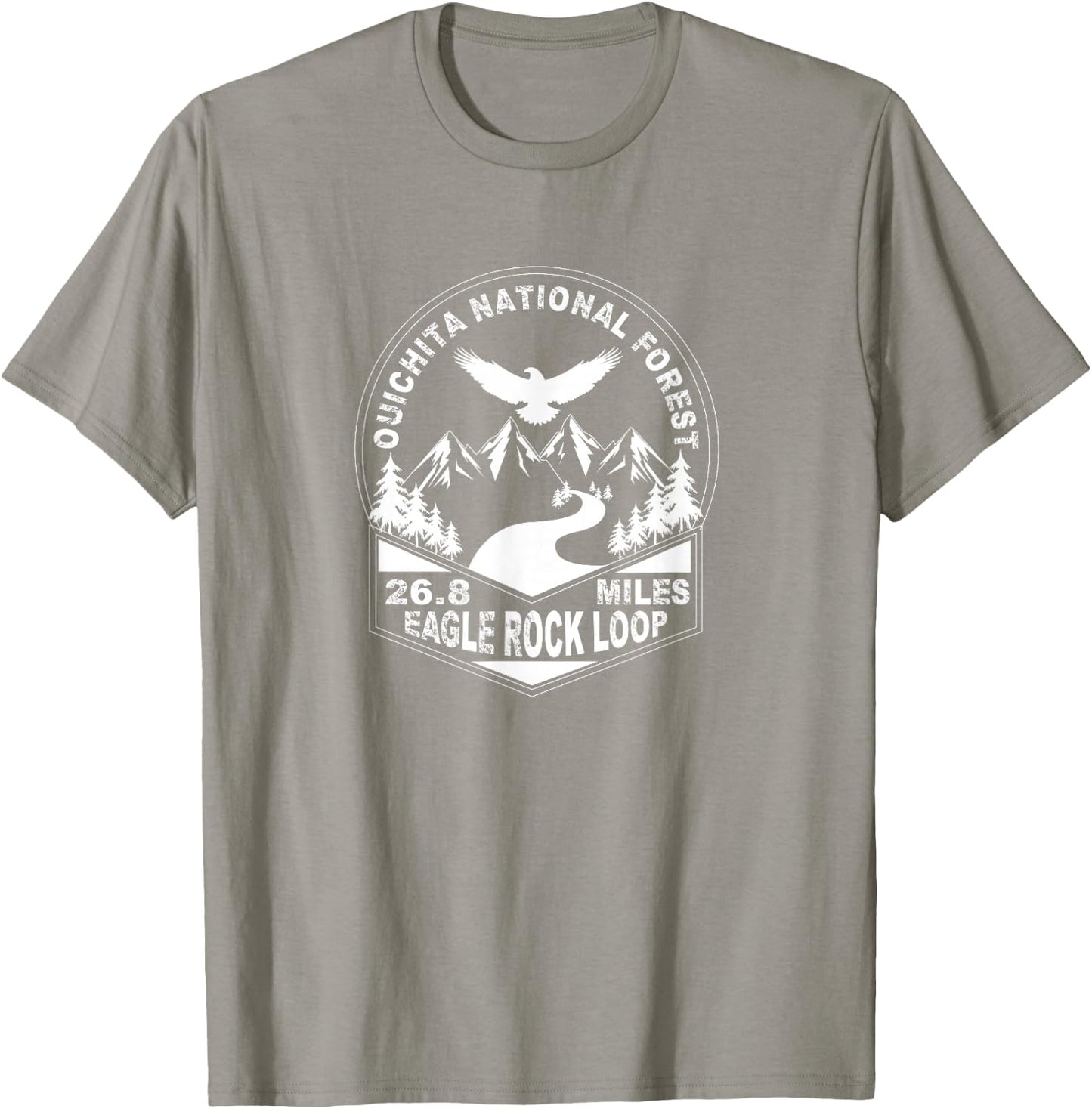 Eagle Rock Loop Ouichita National Forest T-Shirt - T-Shirt | Sand