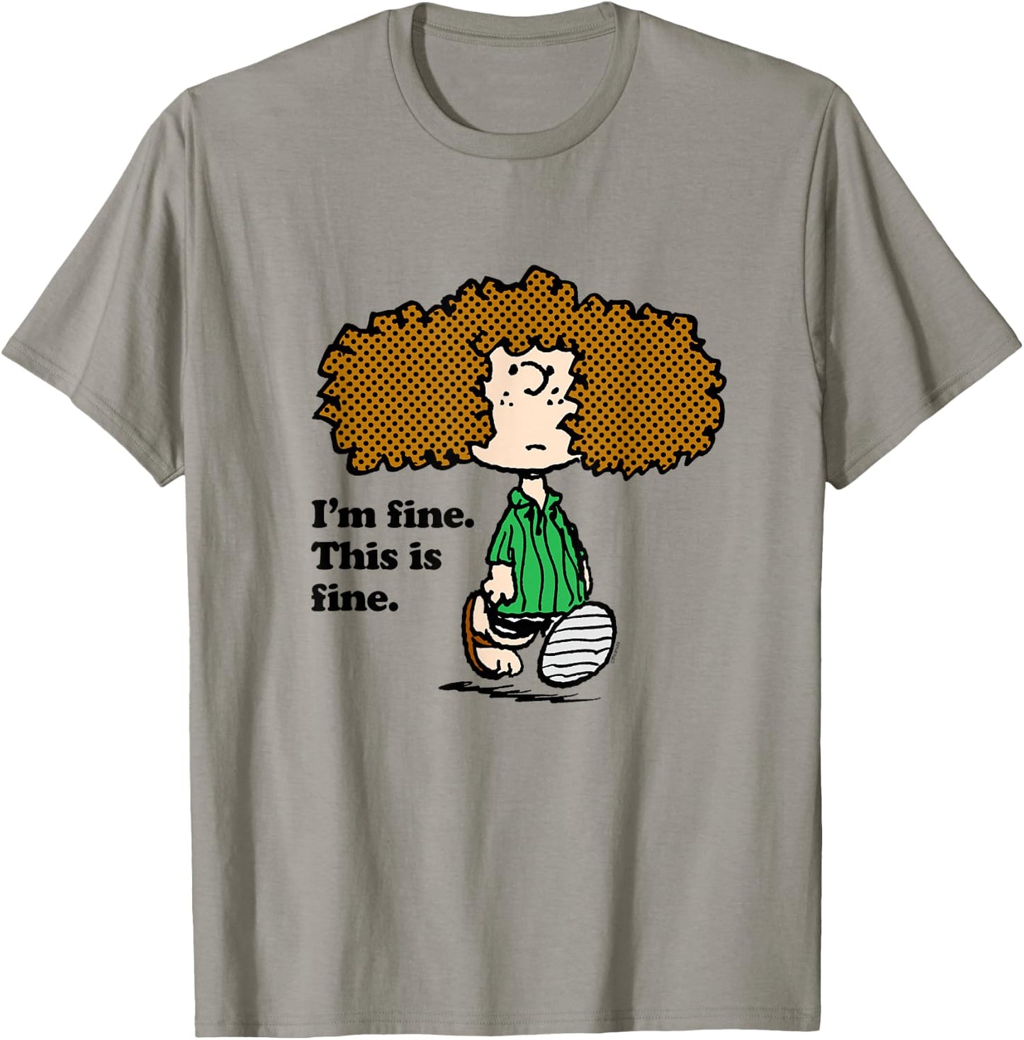 Peanuts - Patty I'm Fine T-Shirt - T-Shirt | Sand
