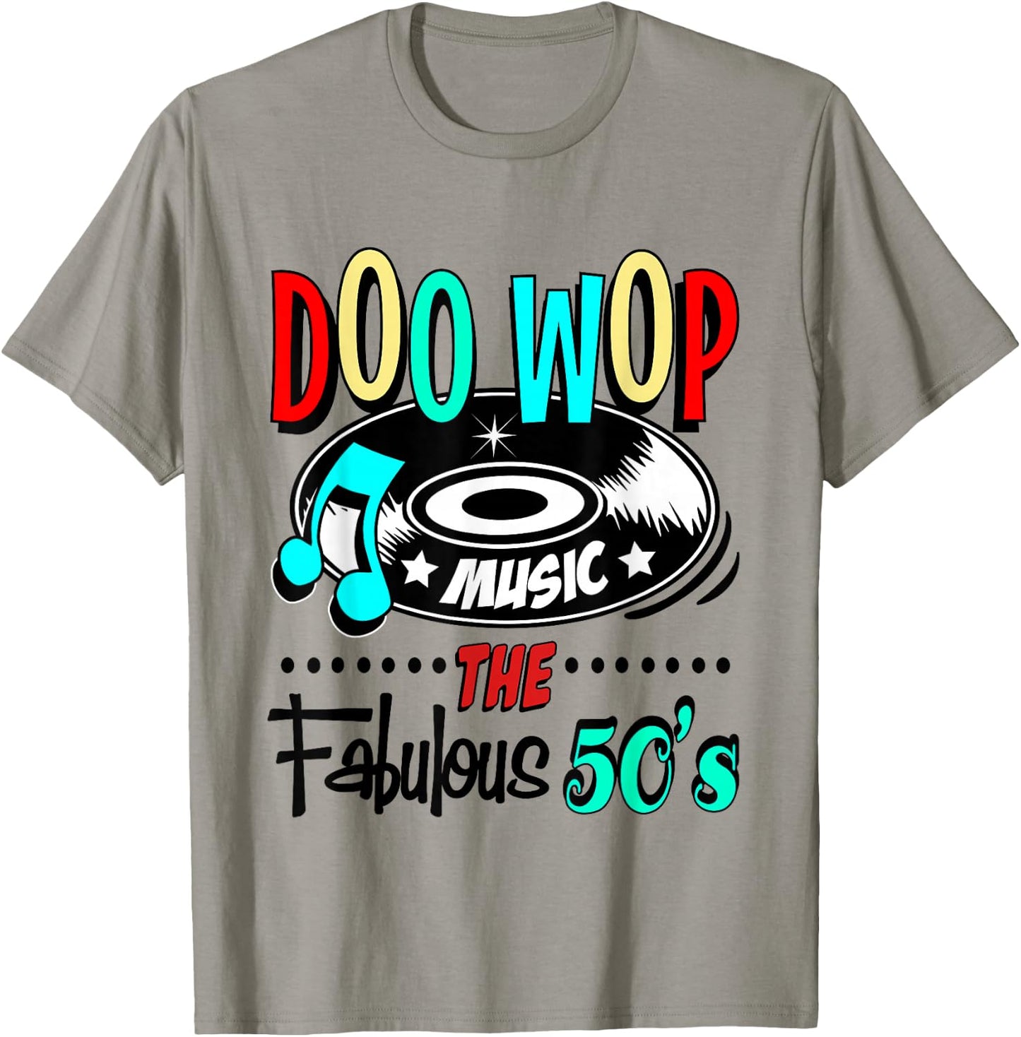 1950s Doo Wop Retro 50s Sock Hop Rock N Roll Rockabilly T-Shirt - T-Shirt | Sand