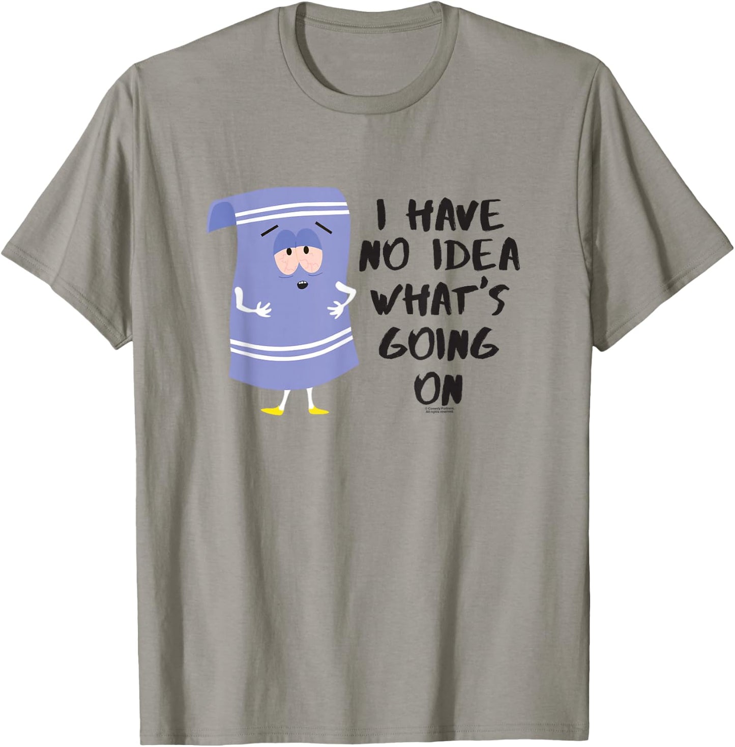 South Park Towlie No Idea T-Shirt - T-Shirt | Sand