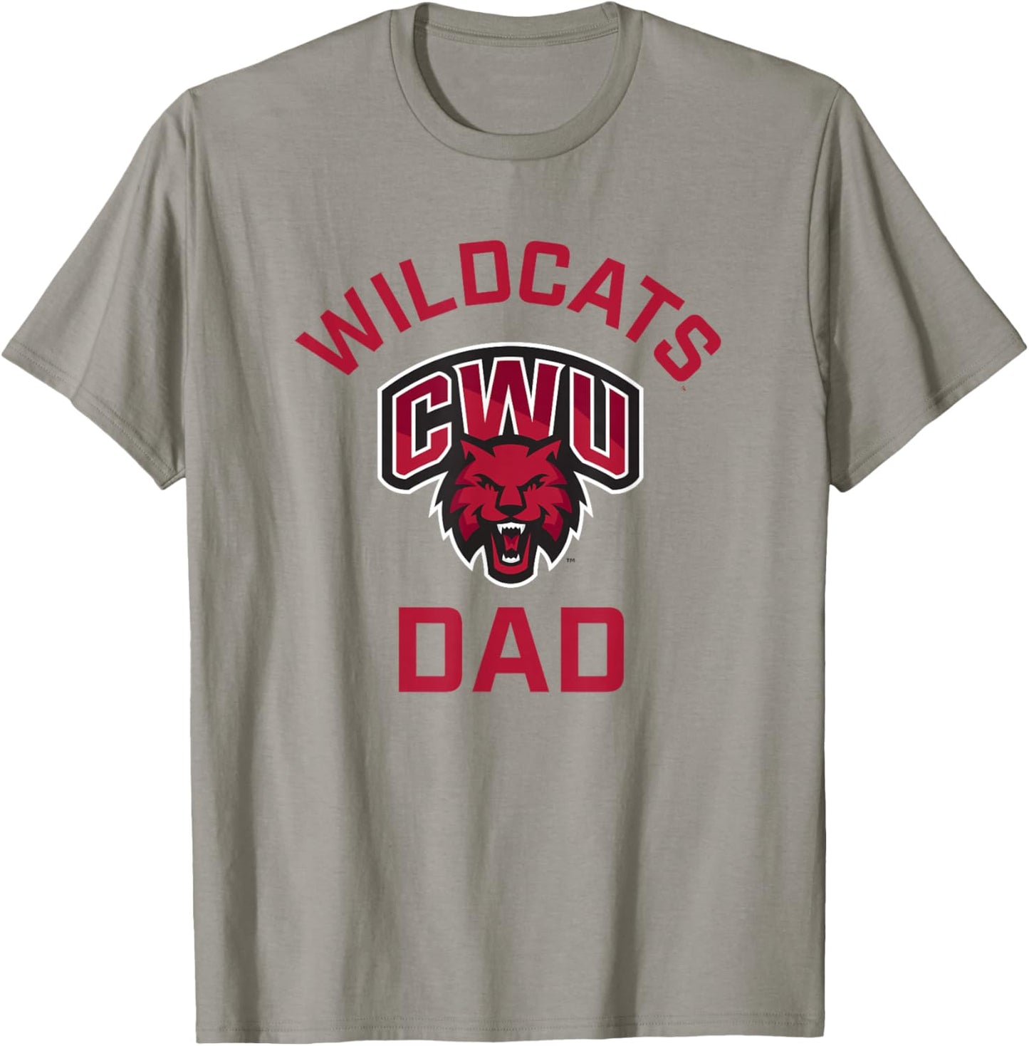 Central Washington University Wildcats Arched Dad T-Shirt - T-Shirt | Sand
