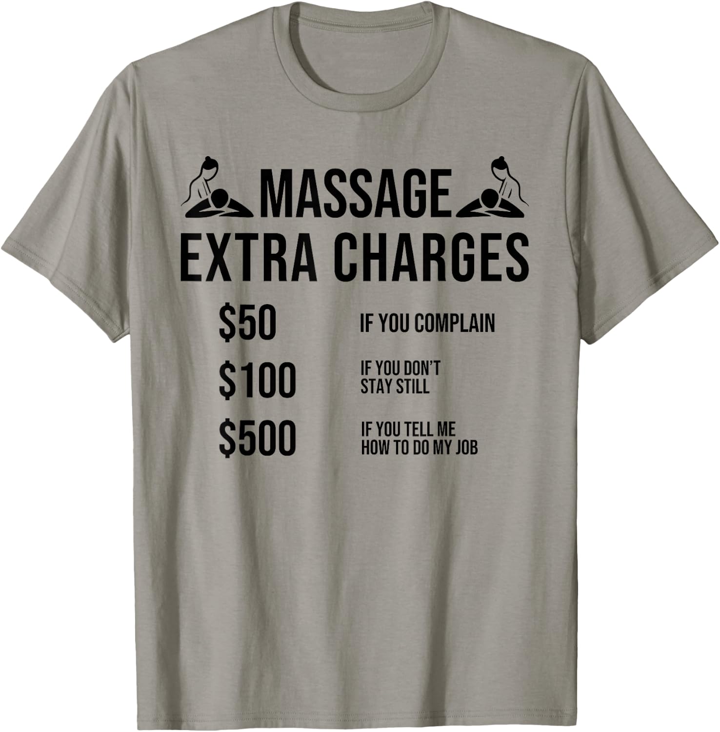 Funny Massage Therapy Physical Therapy Quotes for Massager T-Shirt - T-Shirt | Sand