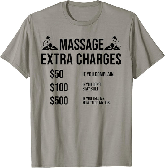 Funny Massage Therapy Physical Therapy Quotes for Massager T-Shirt - T-Shirt | Sand
