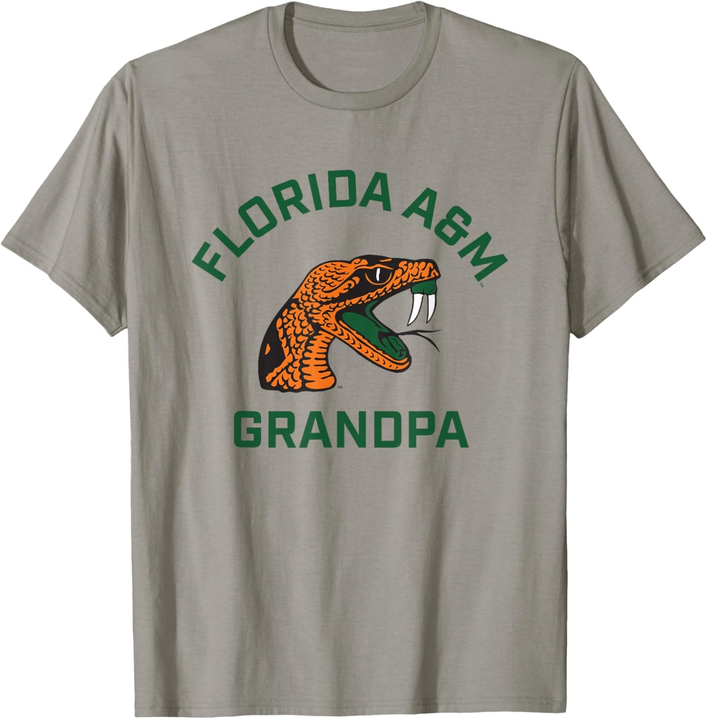 Florida A&M University FAMU Rattlers Arched Grandpa T-Shirt - T-Shirt | Sand