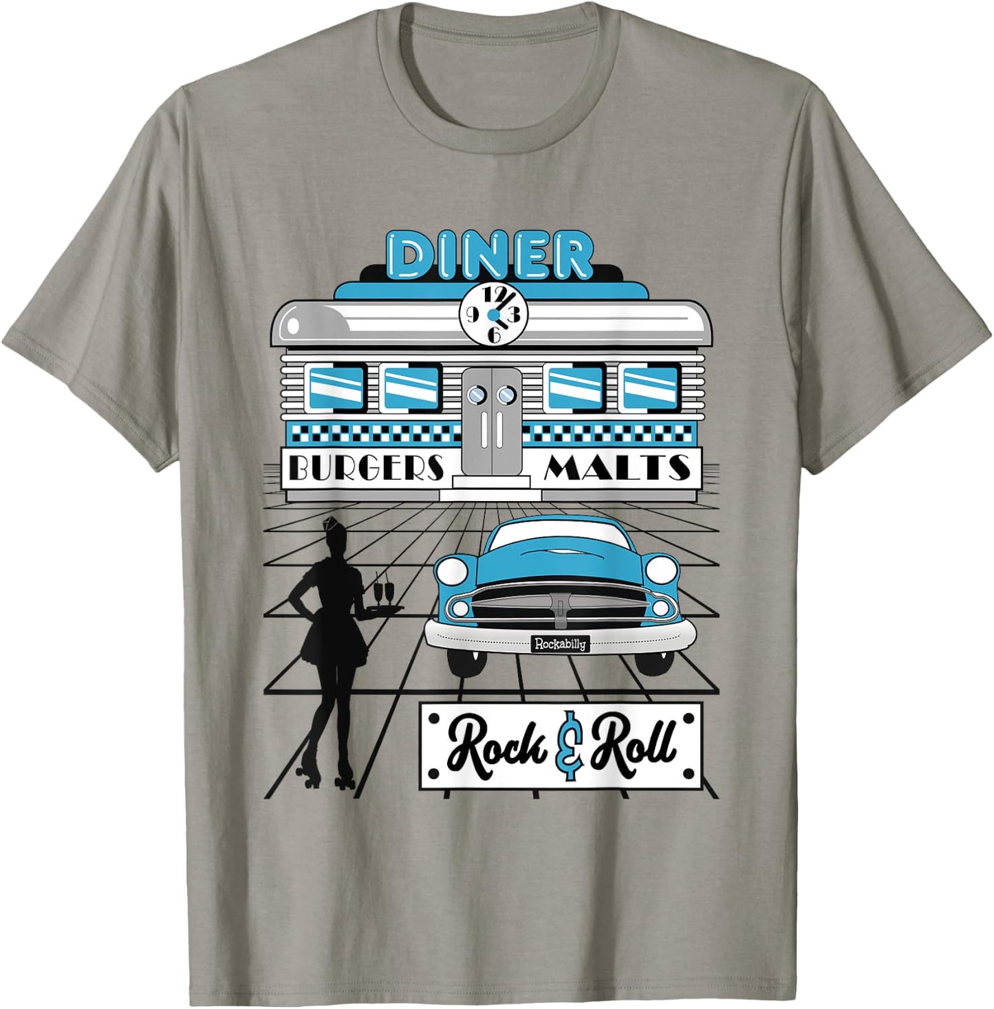 Sock Hop Party Clothes Retro 50s Rockabilly 1950s Doo Wop T-Shirt - T-Shirt | Sand