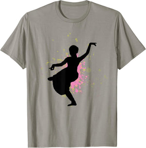Indian Classical Dance Silhouette T-Shirt - T-Shirt | Sand