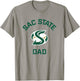 Sacramento State CSUS Hornets Arched Dad T-Shirt - T-Shirt | Sand