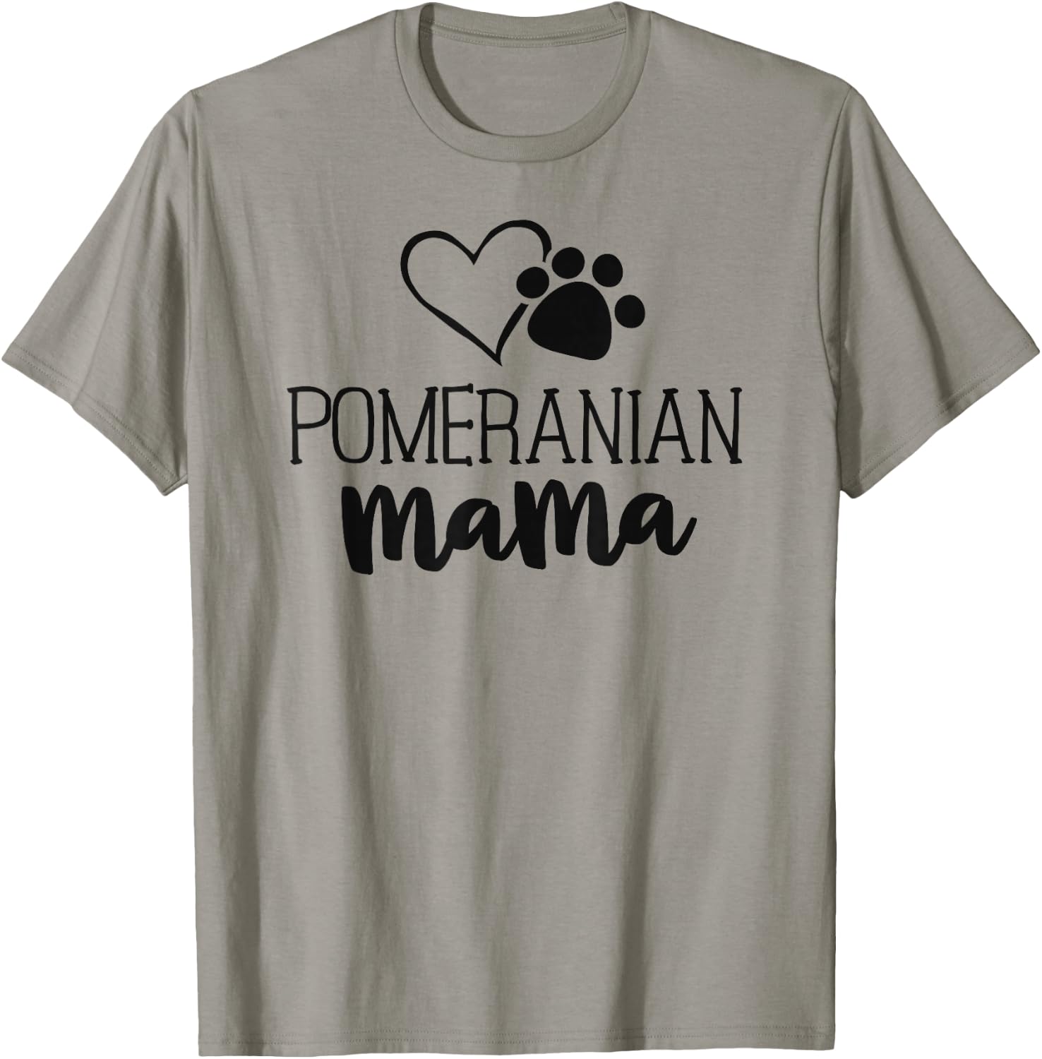 Pomeranian Mama Shirt Dog Owner Gifts Mother T-Shirt - T-Shirt | Sand