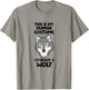 This Is My Human Costume I'm Really A Wolf T-Shirt - T-Shirt | Sand