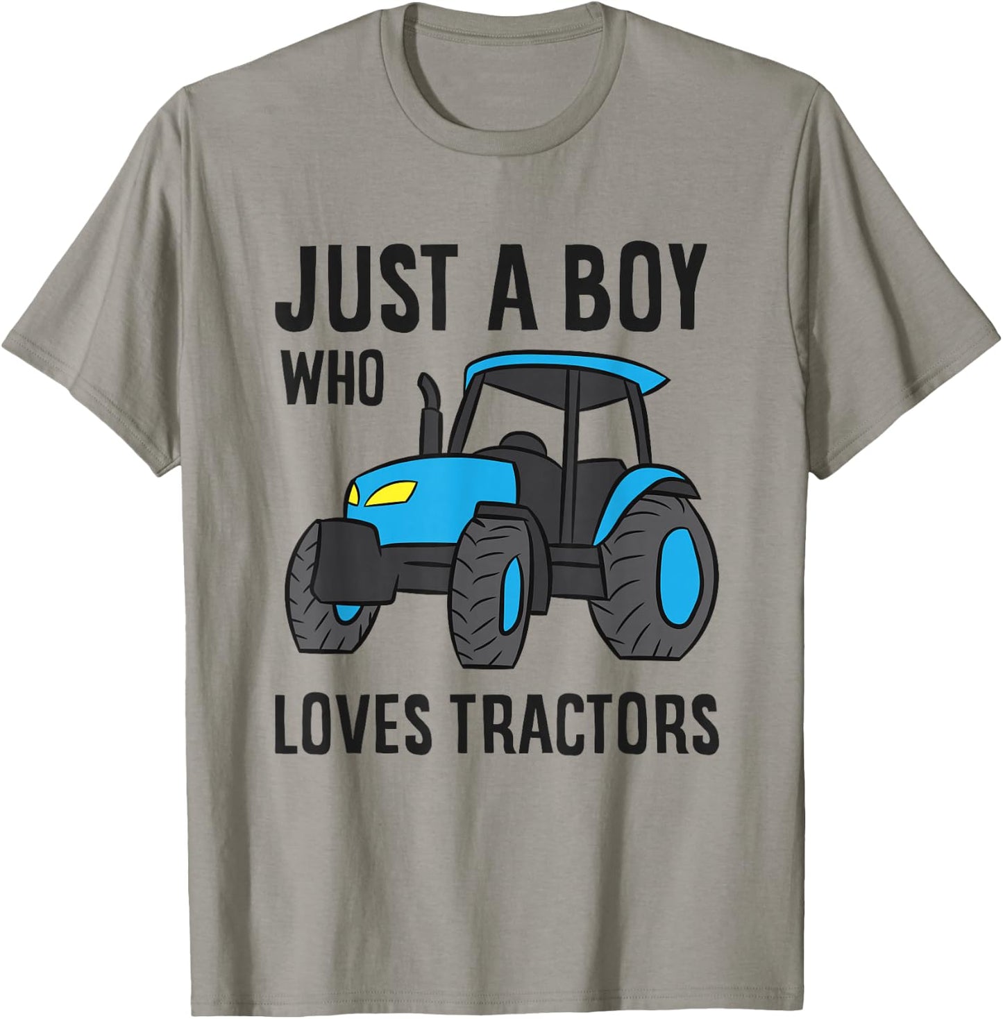 Just a Boy Who Loves Tractors T-Shirt - T-Shirt | Sand