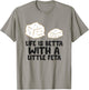Life Is Better With A Little Feta Love Feta Cheese T-Shirt - T-Shirt | Sand