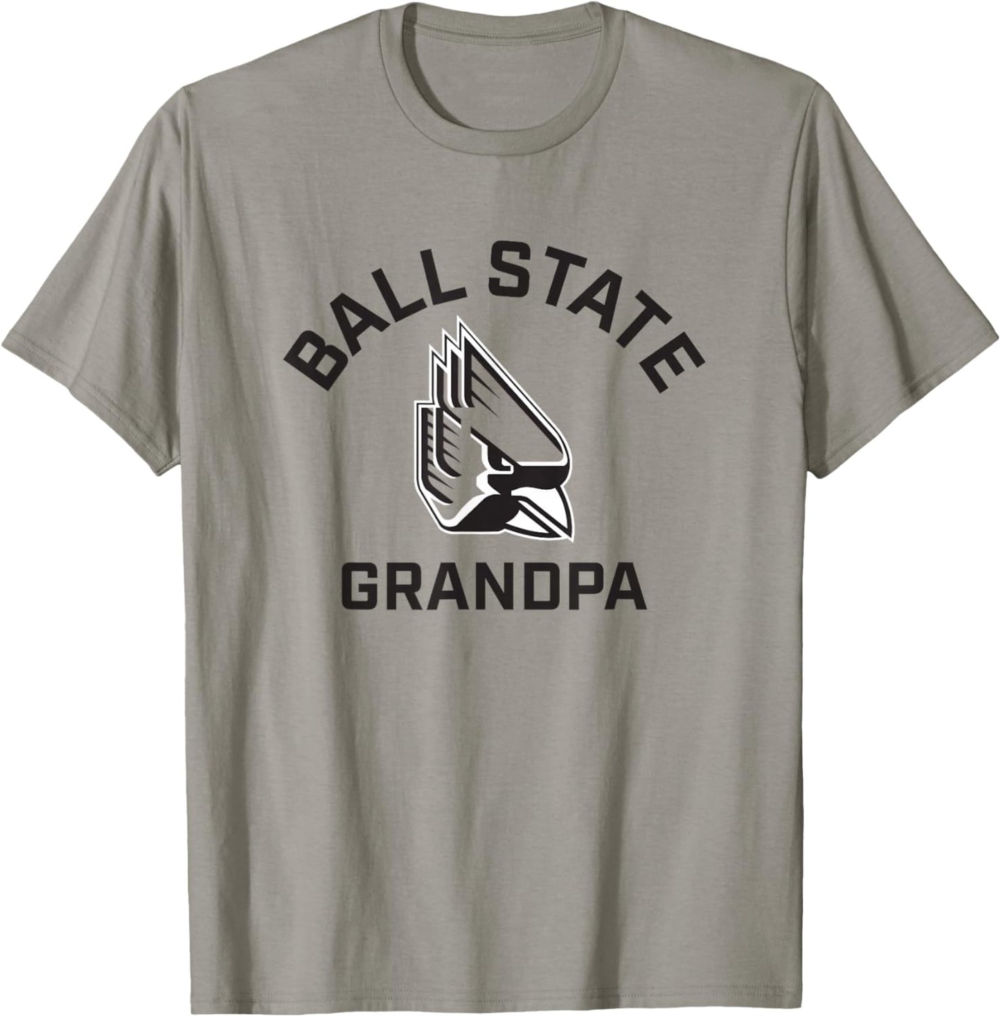 Ball State University Cardinals Arched Grandpa T-Shirt - T-Shirt | Sand