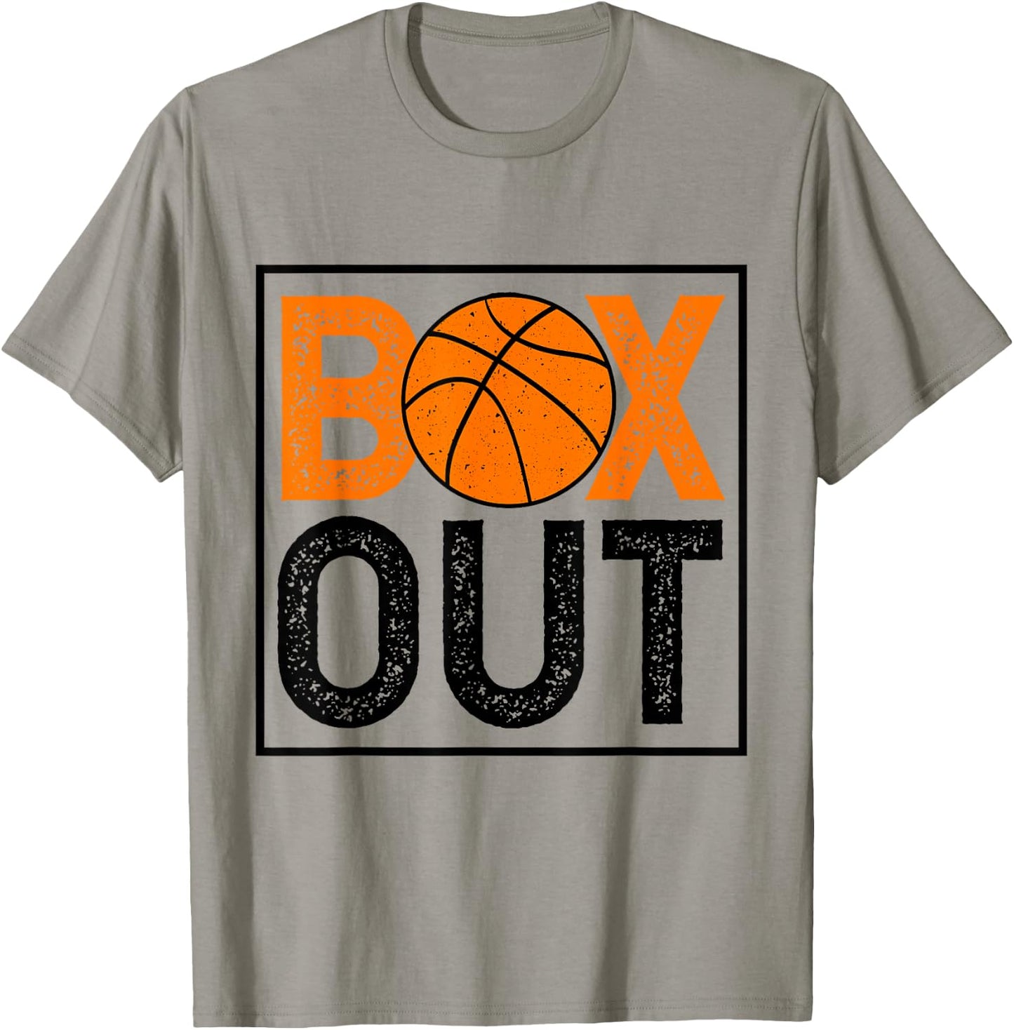 Box Out Basketball Rebound Rebounding Baller Sport Coach T-Shirt - T-Shirt | Sand