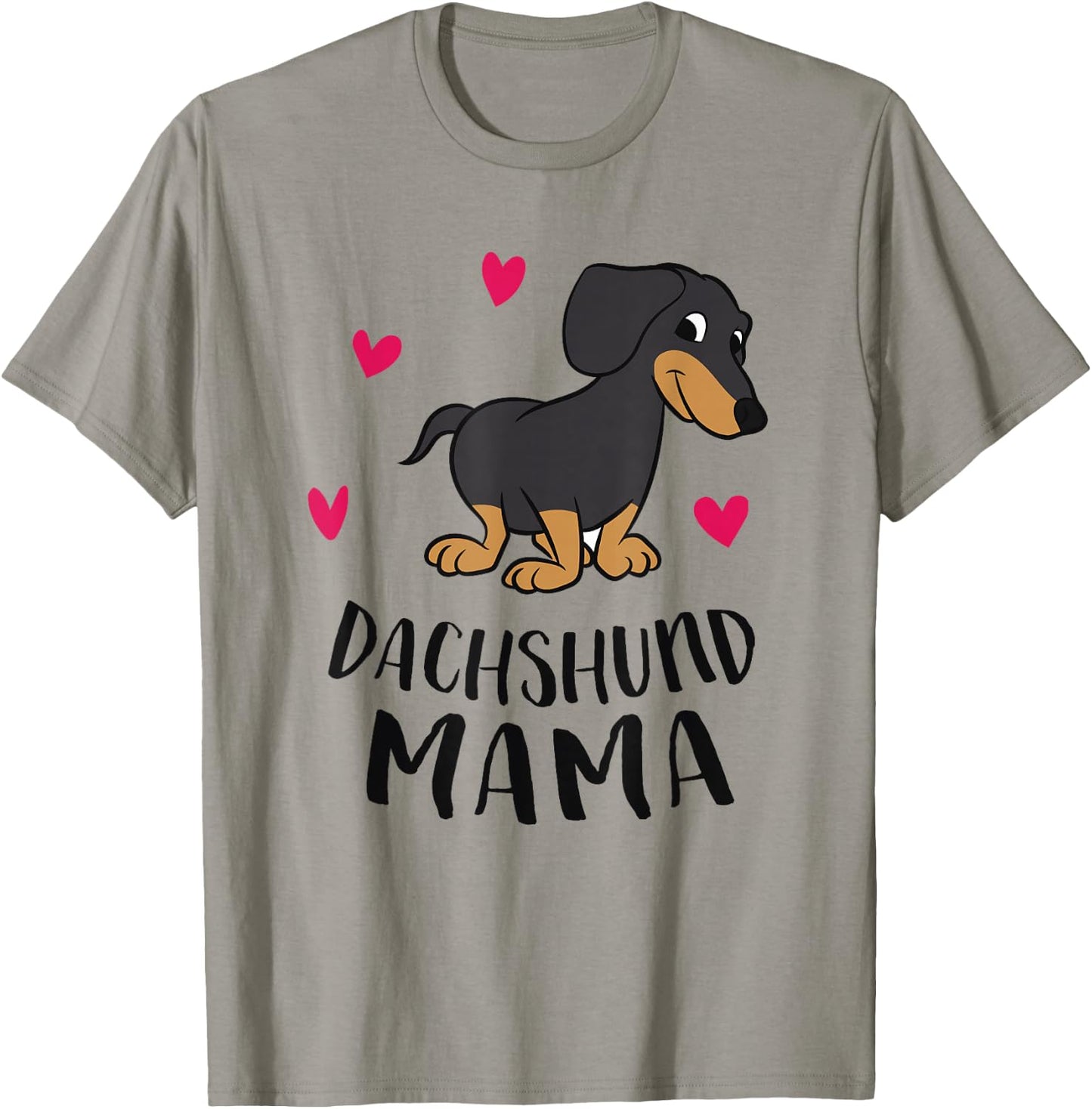 Dachshund Mom Funny Dachshund T-Shirt - T-Shirt | Sand