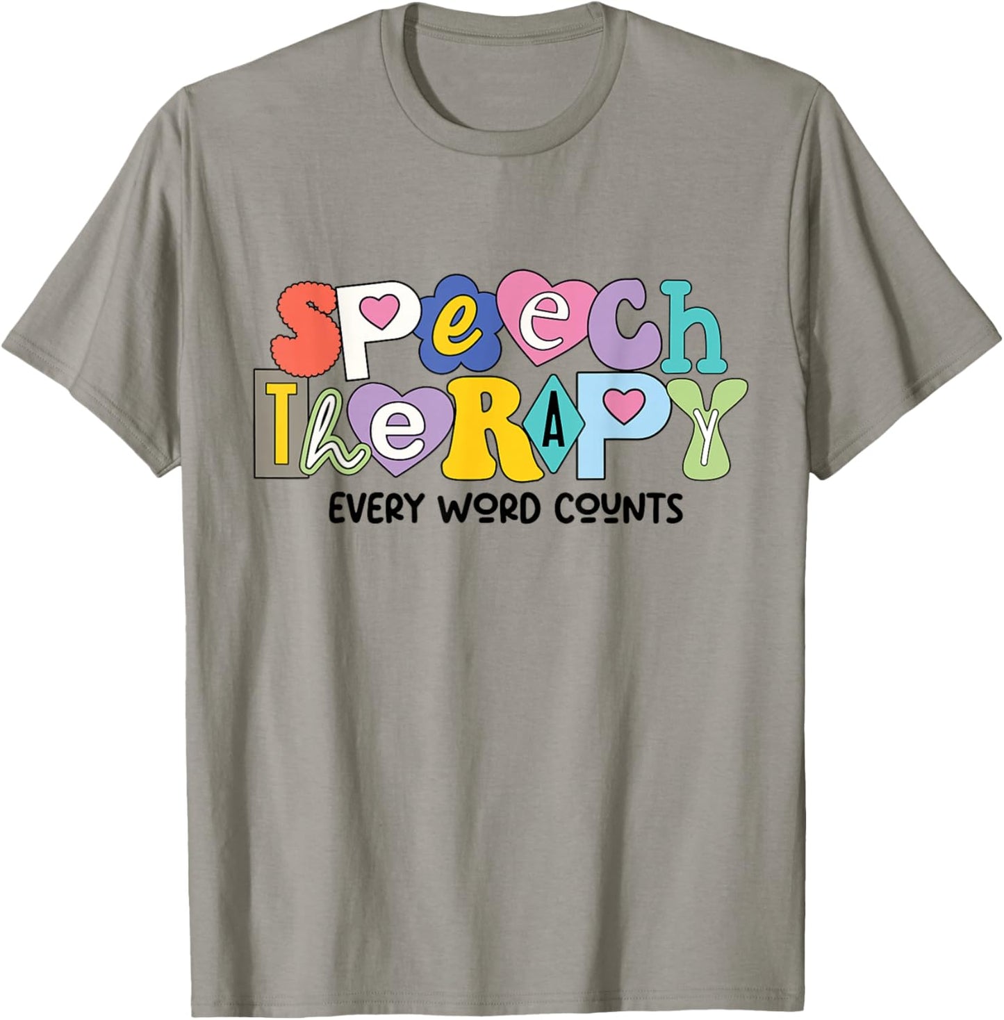Speech Therapy Speech Language Pathologist SLP Women Girl T-Shirt - T-Shirt | Sand