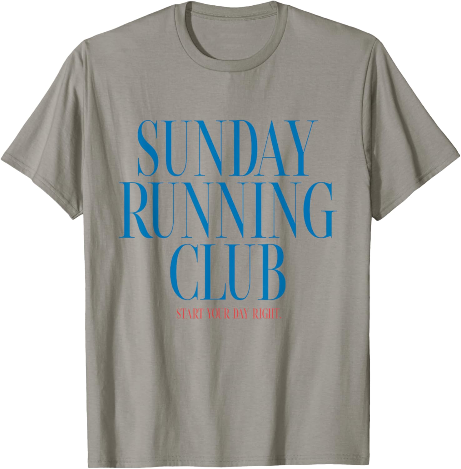 Sunday Running Club T-Shirt - T-Shirt | Sand