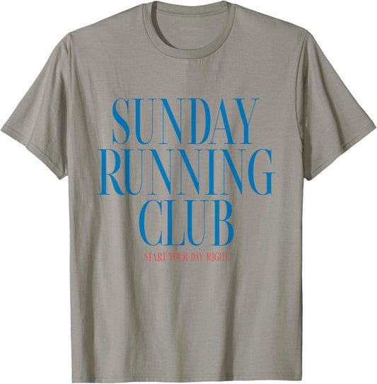 Sunday Running Club T-Shirt - T-Shirt | Sand