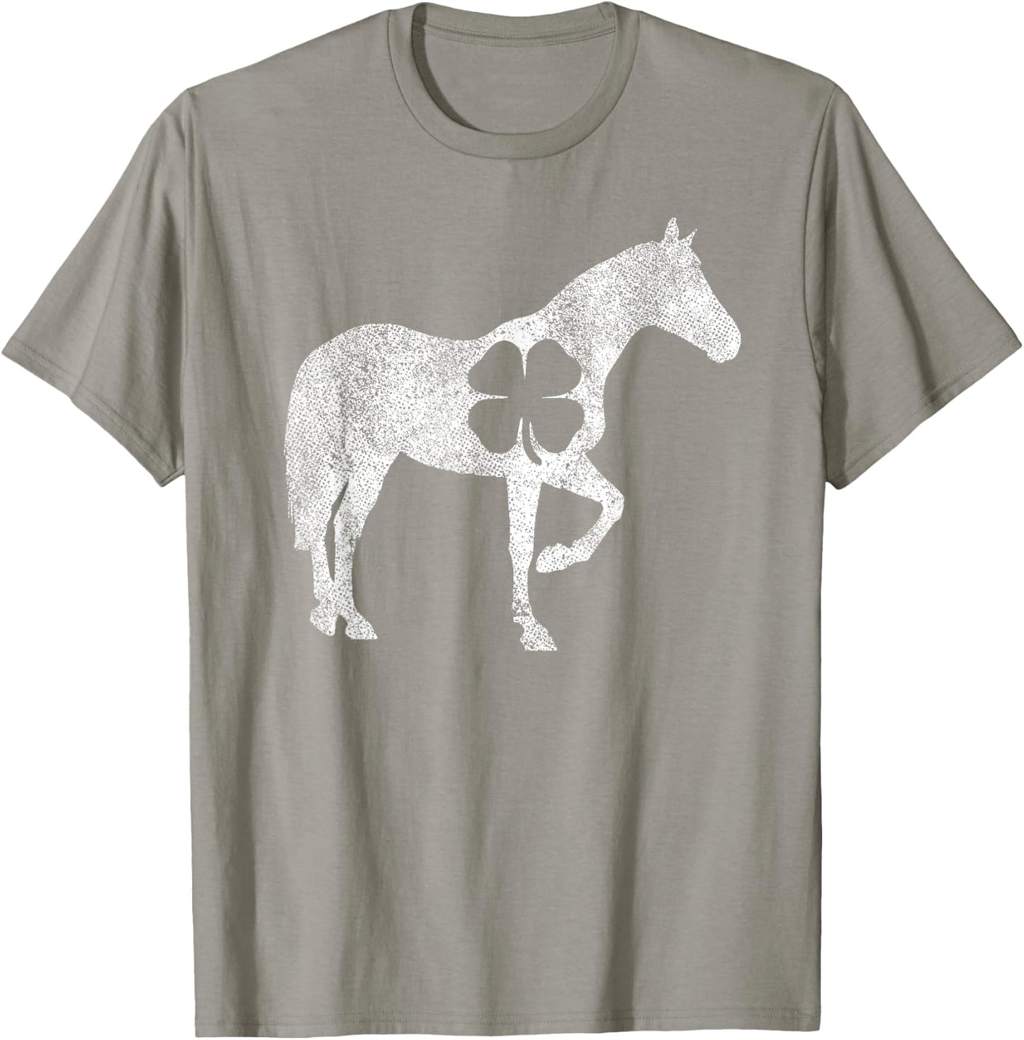 Horse Irish Shamrock Saint Paddy's ST. PATRICK'S DAY Girl T-Shirt - T-Shirt | Sand