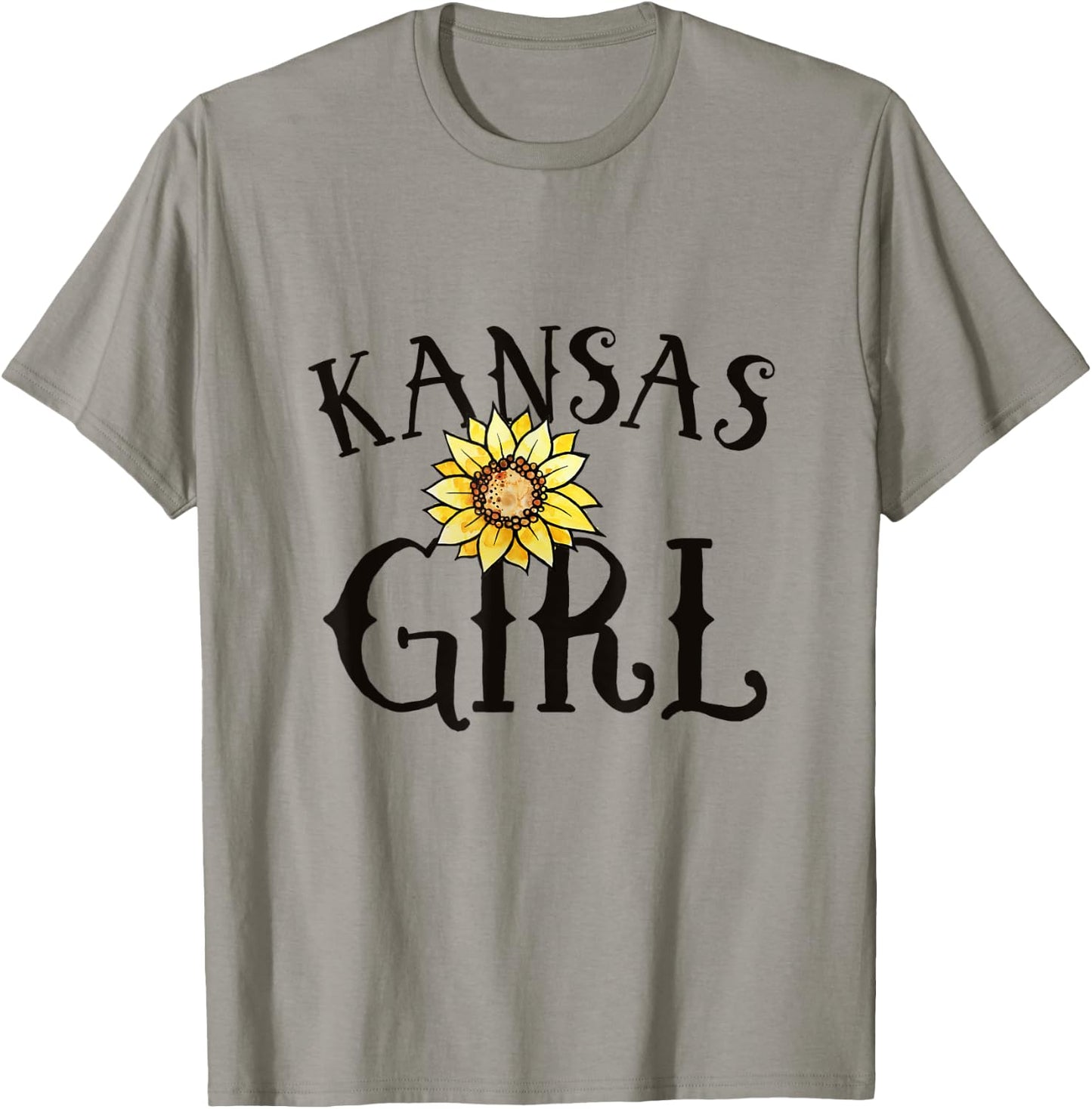 Kansas Girl Sunflowers T-Shirt - T-Shirt | Sand