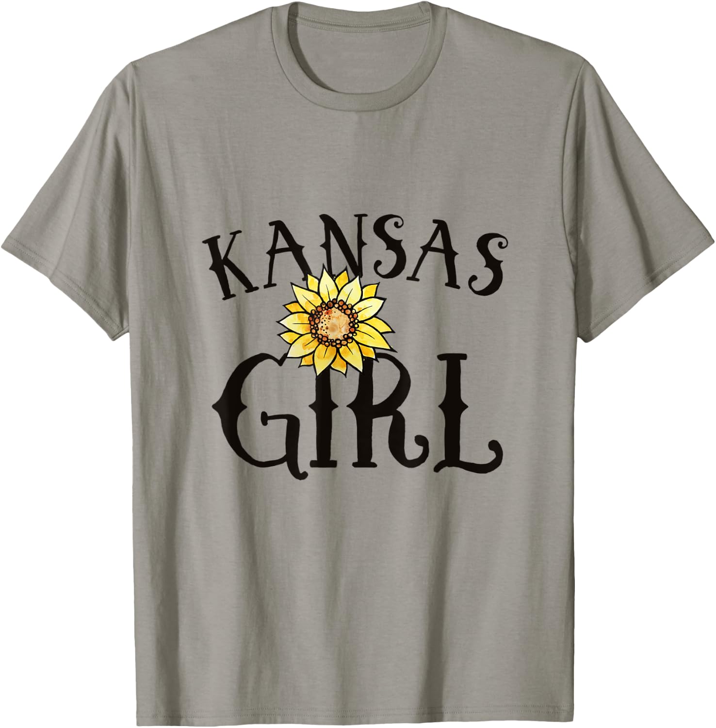 Kansas Girl Sunflowers T-Shirt - T-Shirt | Sand