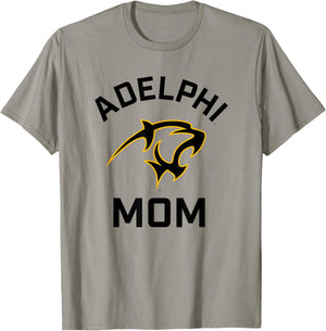 Adelphi University Panthers Arched Mom T-Shirt - T-Shirt | Sand