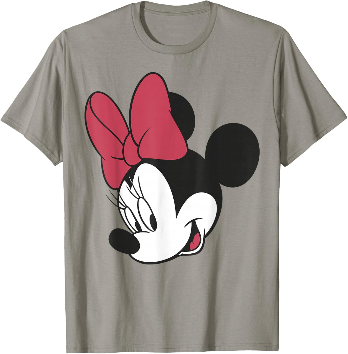 Disney Mickey And Friends Minnie Mouse Big Face T-Shirt - T-Shirt | Sand