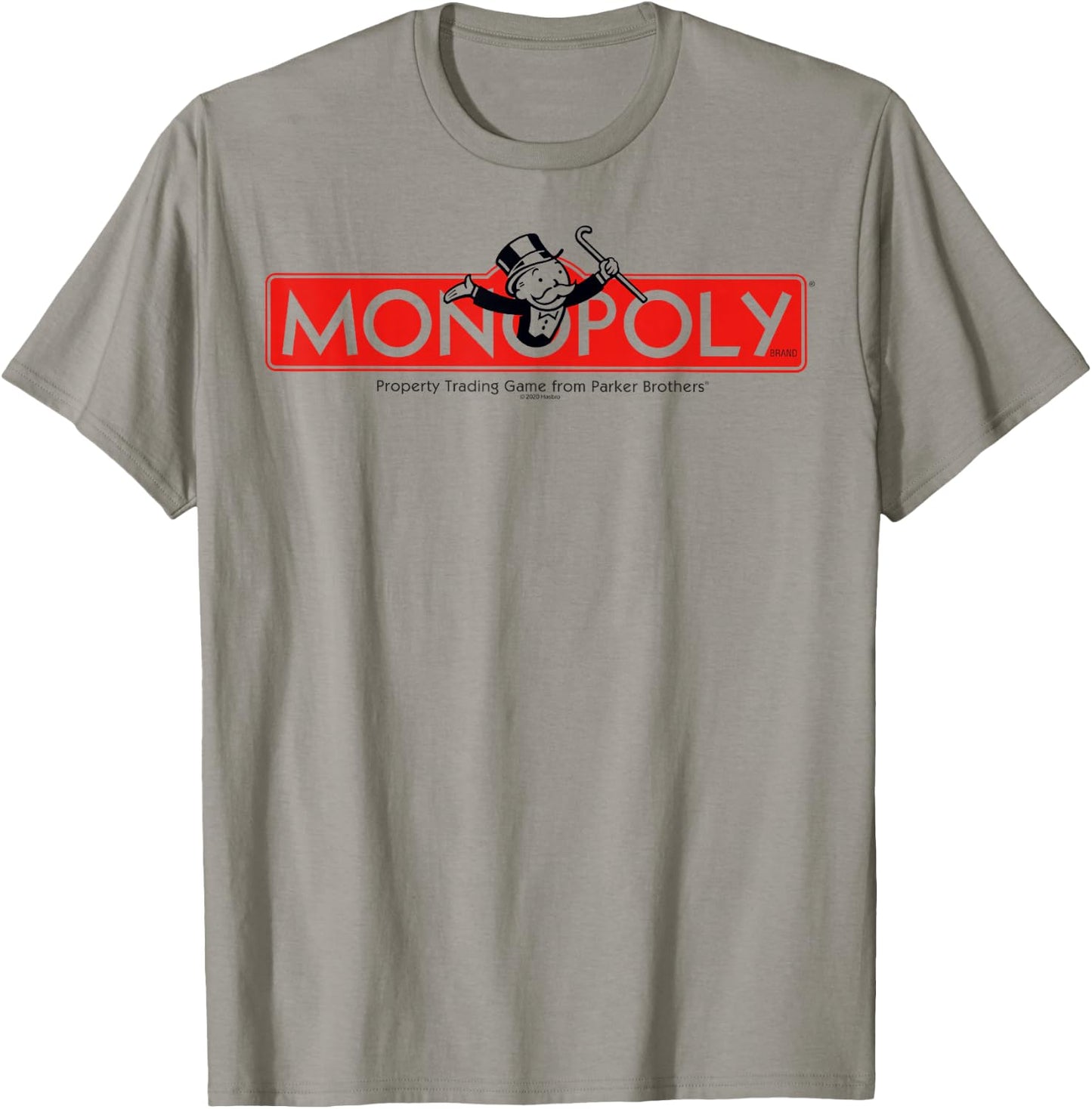 Monopoly Classic Vintage Game Board Title Logo T-Shirt - T-Shirt | Sand