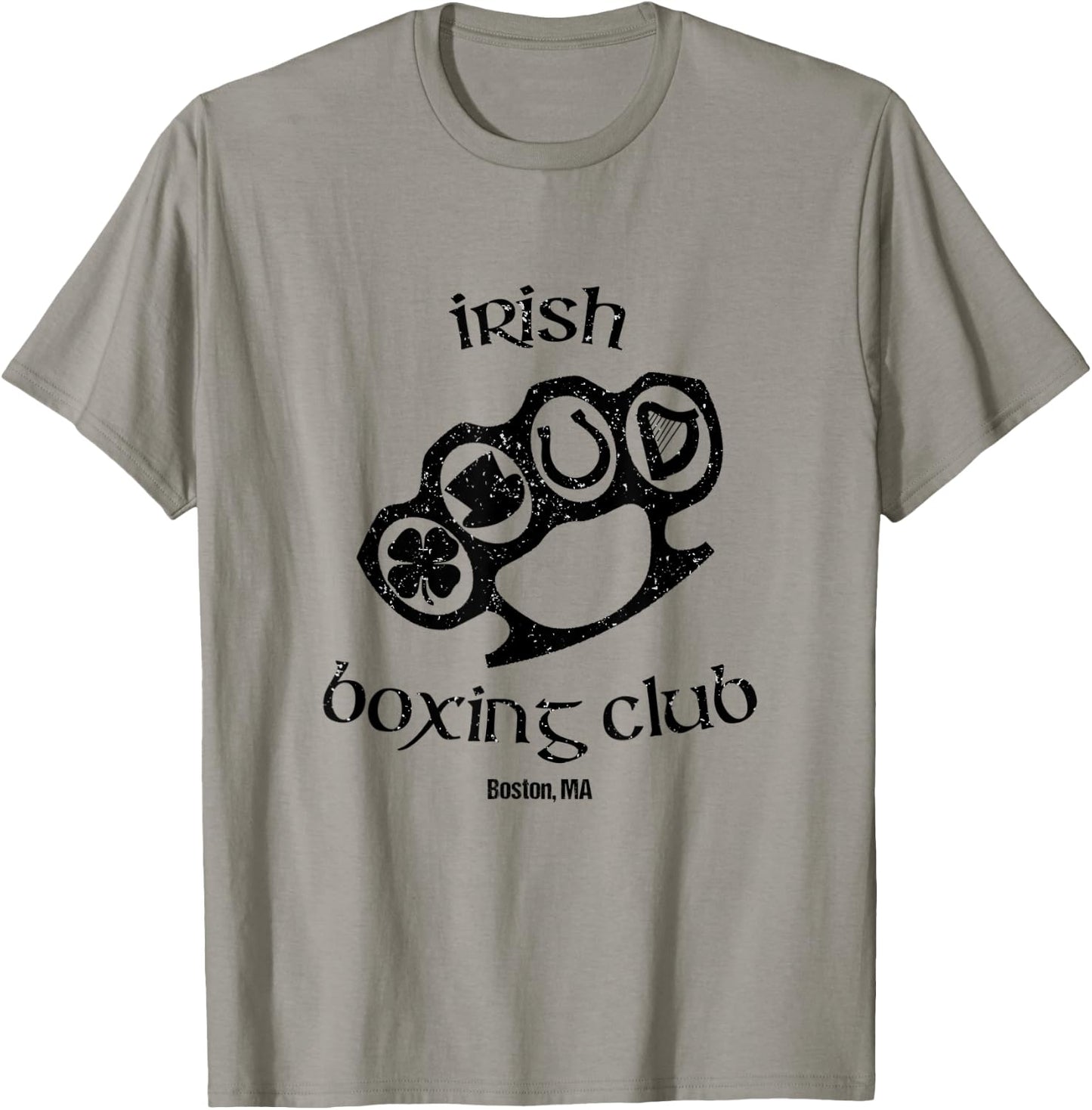 Great Irish Boxing Men Club Boston Fighting Pub St Patrick T-Shirt - T-Shirt | Sand