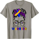 Messy Bun Leopard Bandana Bladder Cancer Warrior Mothers Day T-Shirt - T-Shirt | Sand