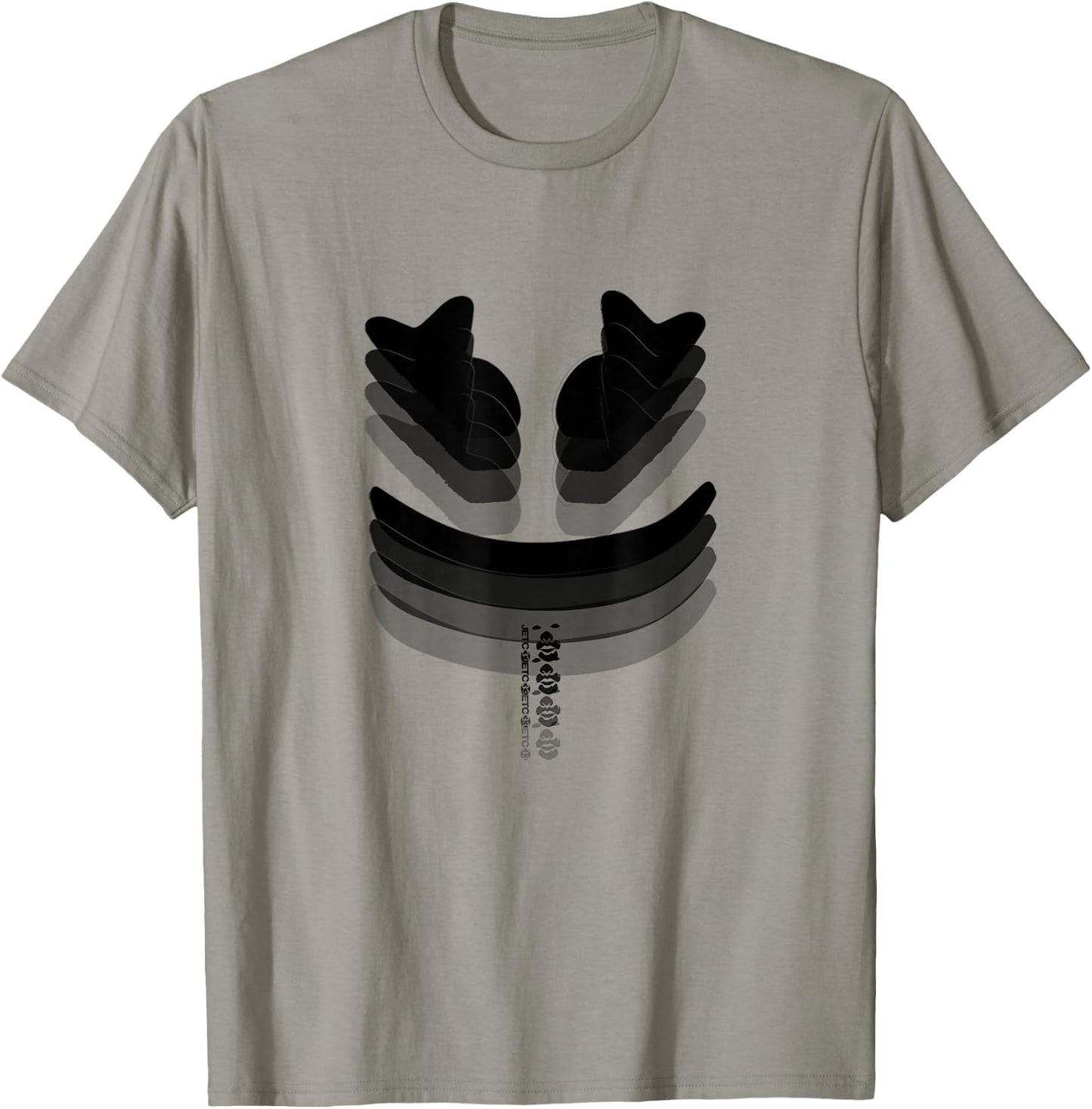 Funny Marshmallow Face T-Shirt - T-Shirt | Sand