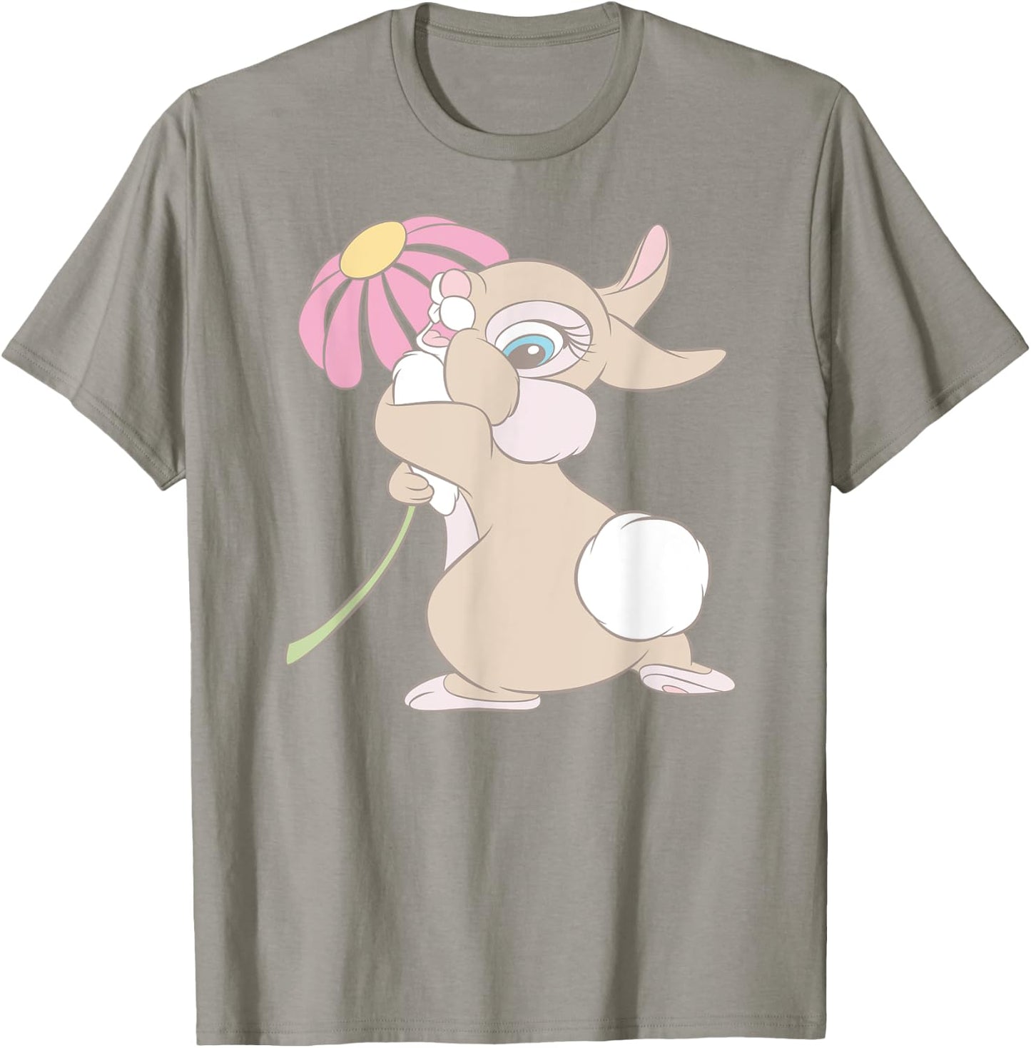 Disney Bambi Cute Flirty Thumper Rabbit Big Chest Portrait T-Shirt - T-Shirt | Sand