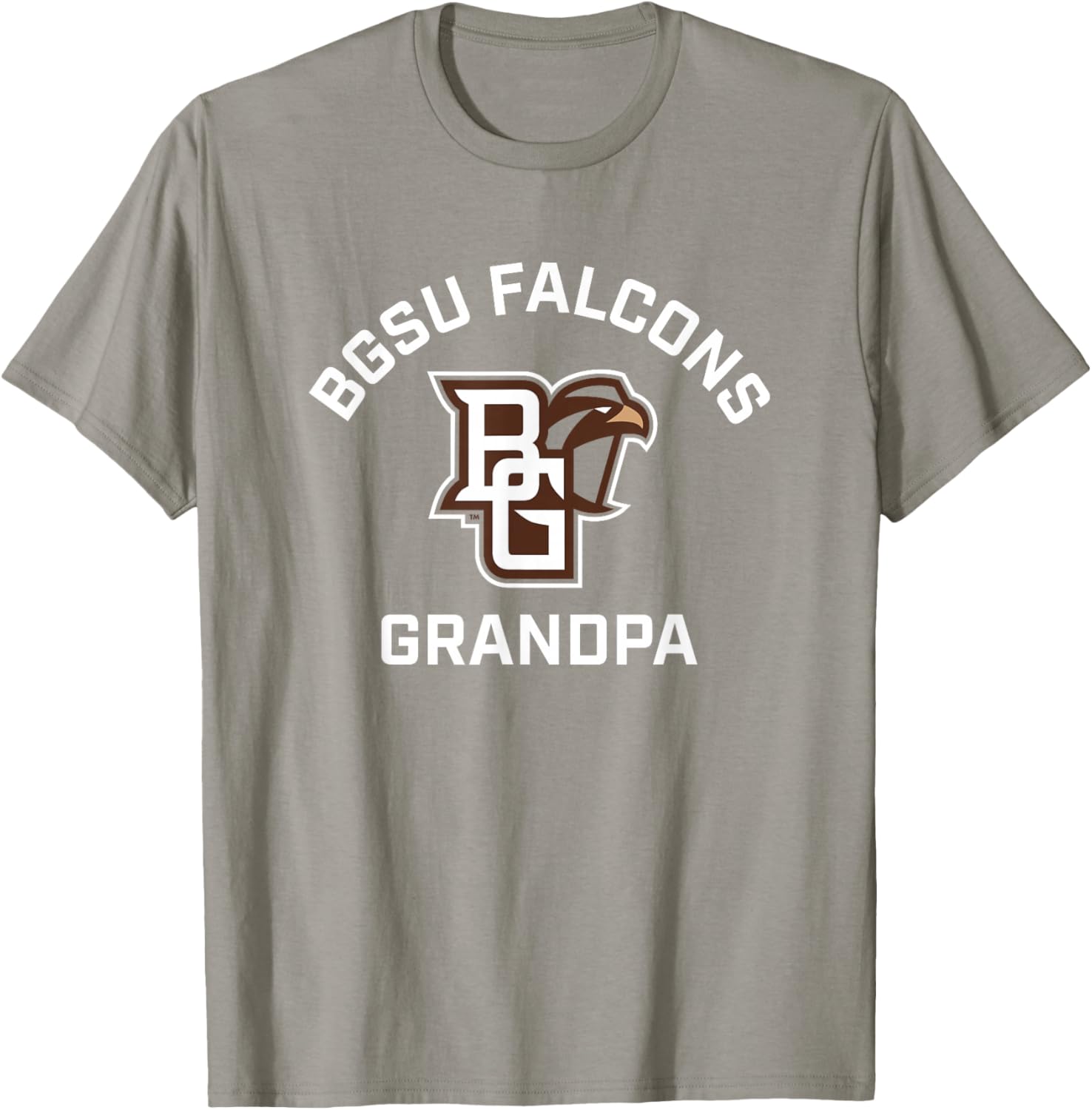 Bowling Green BGSU Falcons Arched Grandpa T-Shirt - T-Shirt | Sand