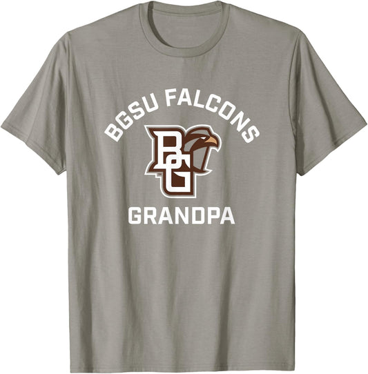Bowling Green BGSU Falcons Arched Grandpa T-Shirt - T-Shirt | Sand