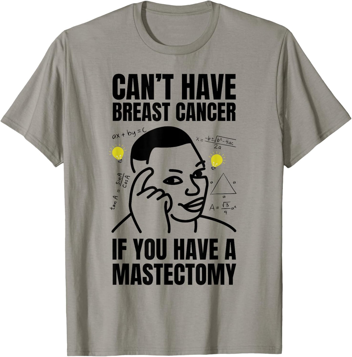 Breast Restoration And Breast Cancer - Funny Mastectomy T-Shirt - T-Shirt | Sand