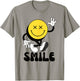 70s Yellow Smile Face Shirt Cute Happy Peace Smiling Face T-Shirt - T-Shirt | Sand
