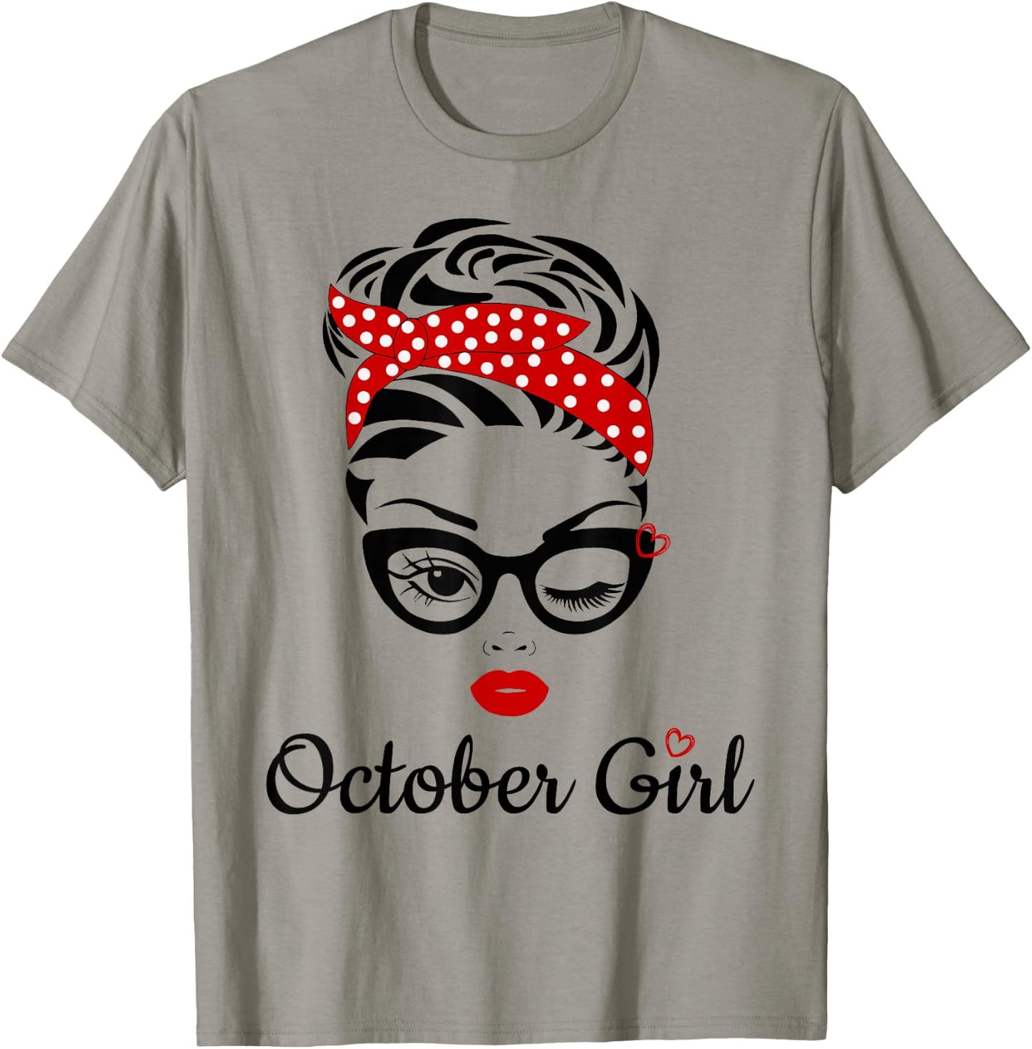 Women October Girl Birthday Girl Born October T-Shirt - T-Shirt | Sand