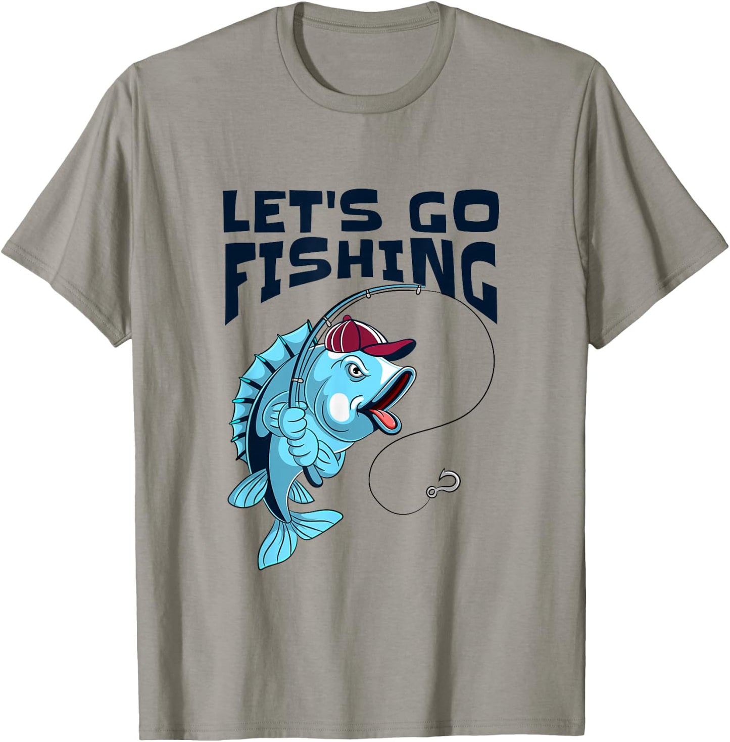 Let’s Go Fishing, I Love To Fish T-Shirt - T-Shirt | Sand