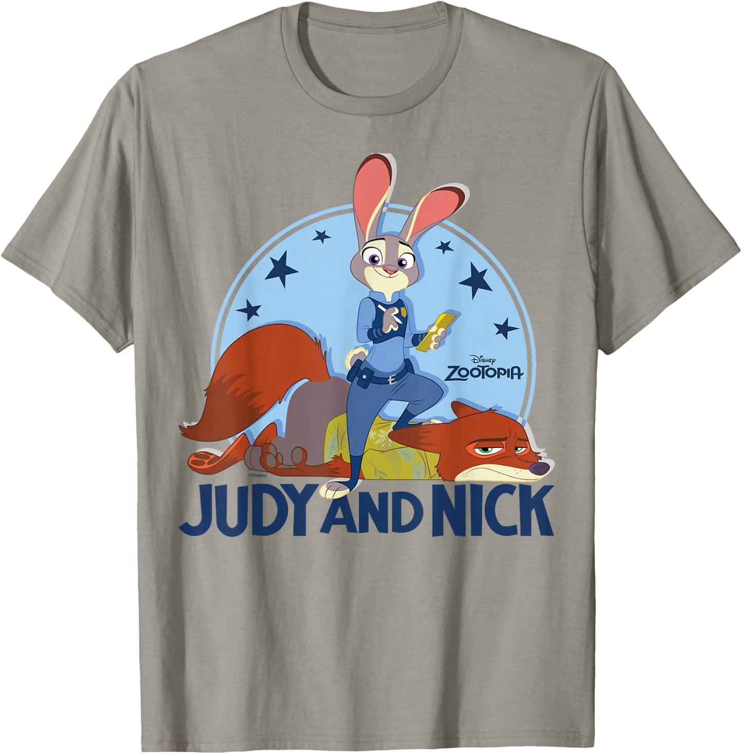 Zootopia - Judy And Nick Stars T-Shirt - T-Shirt | Sand