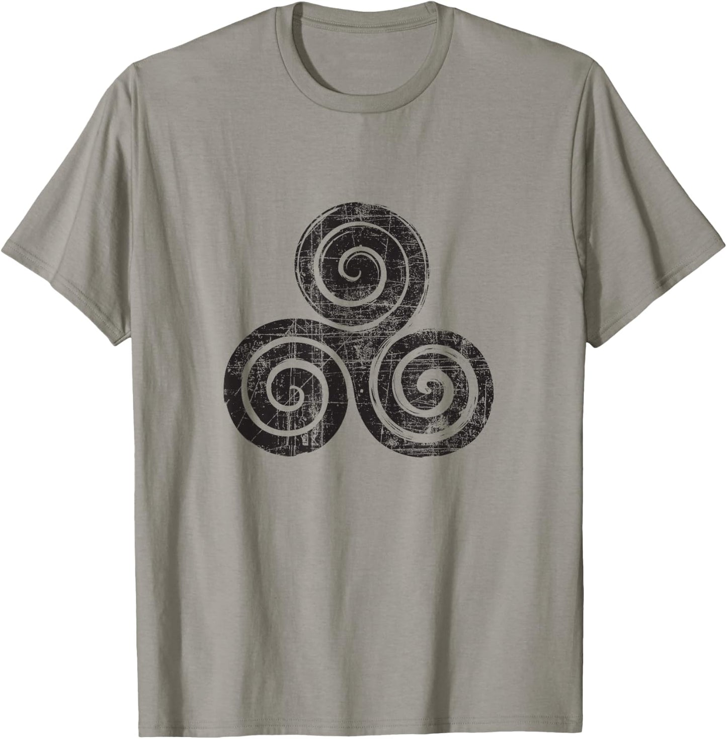 Wiccan Triskele Triple Spiral Triskelion Celtic Knot T-Shirt - T-Shirt | Sand