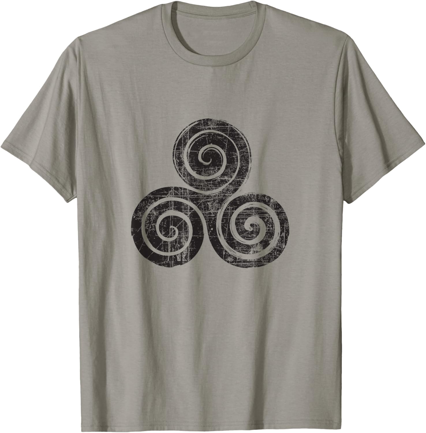 Wiccan Triskele Triple Spiral Triskelion Celtic Knot T-Shirt - T-Shirt | Sand